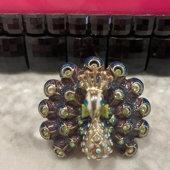 Betsey Johnson peacock ring - Picture 2 of 5
